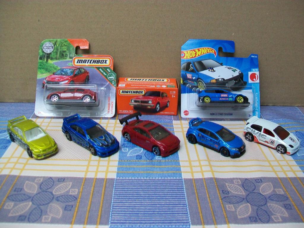 Honda Civic - Matchbox Majorette Hot Wheels - Tuning Custom, Hobby en Vrije tijd, Ophalen of Verzenden, Zo goed als nieuw, Auto