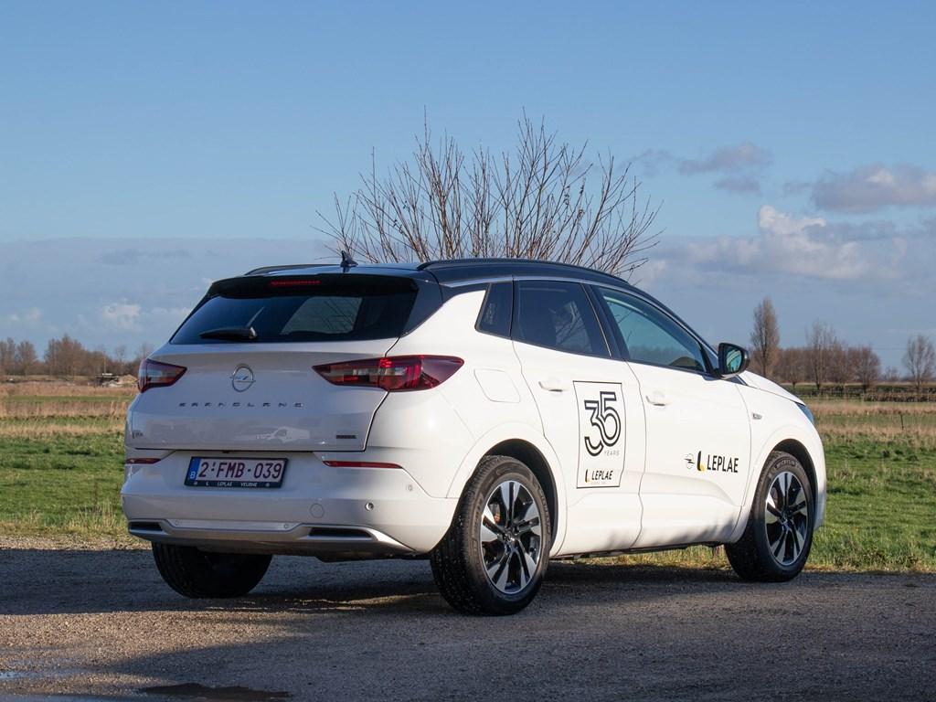 Opel Grandland 1.6T 180PK|PLUG-IN HYBRIDE|DEMO|LEDER|BUSSIN, Auto's, Opel, Automaat, 5 zetels, 5 deurs, Hybride Elektrisch/Benzine