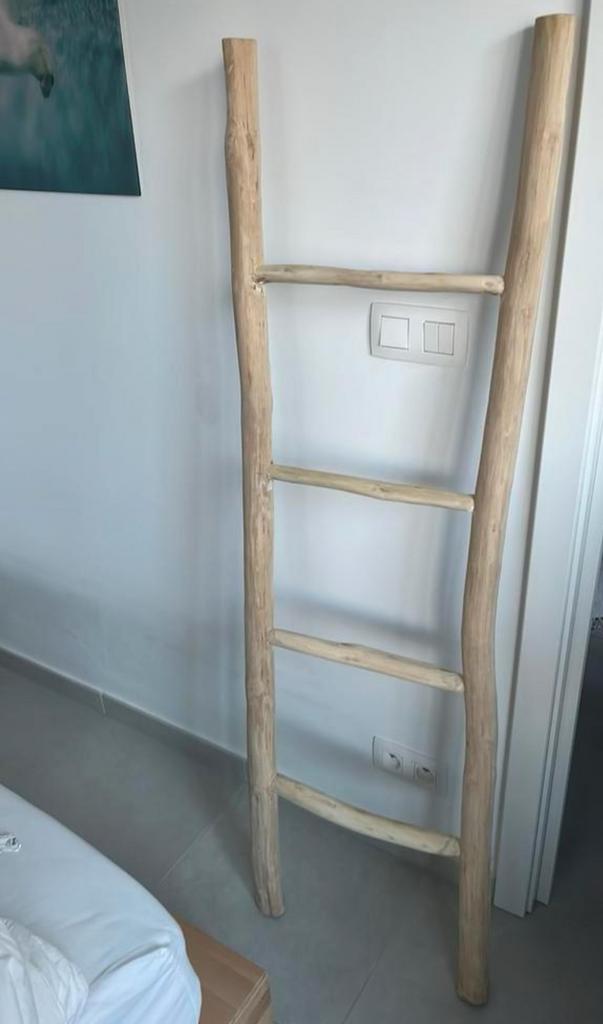 Echelle teak bois neuve, Enlèvement, Neuf