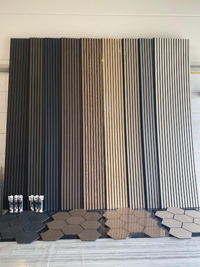 Akoeshtische Panelen 260x60cm 21mm voor Groothandel, Ophalen of Verzenden, Nieuw, Hout, 20 tot 50 mm