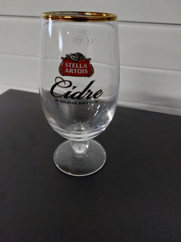 Stella artois Cidre glas, Verzamelen, Ophalen of Verzenden, Zo goed als nieuw, Glas of Glazen, Stella Artois