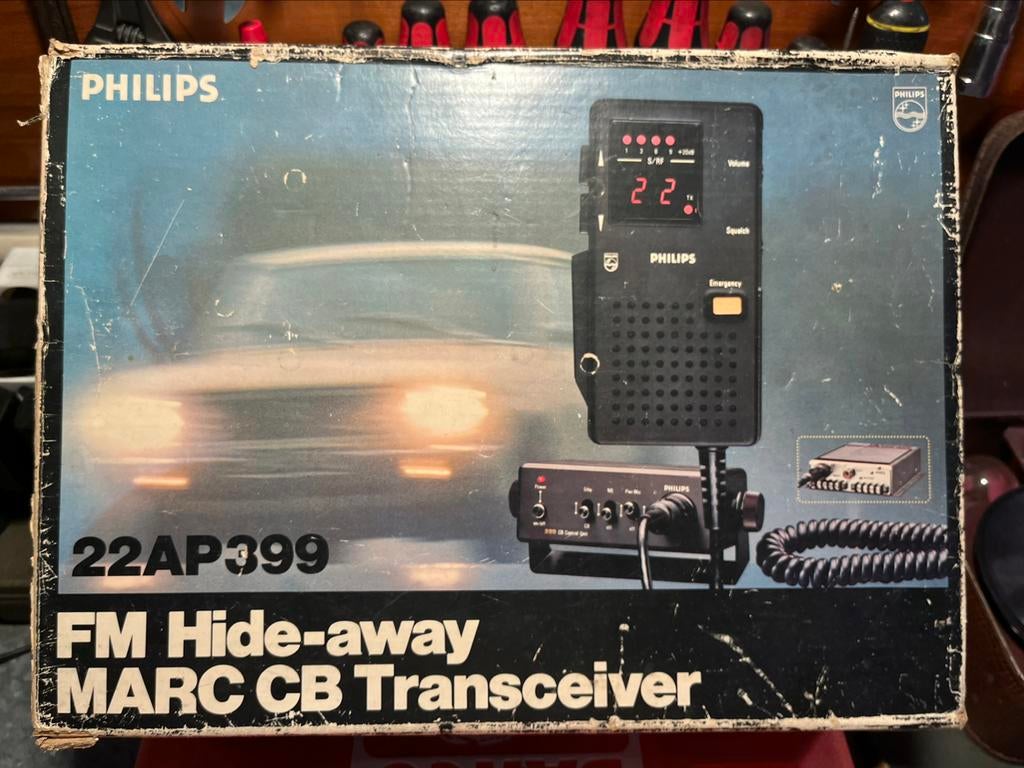 Philips 22 kanalen CB zender - ontvanger, Telecommunicatie, Ophalen of Verzenden, Gebruikt, Zender en Ontvanger