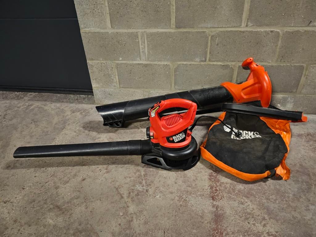Souffleur/Aspirateur de feuilles Black&Decker, Électrique, Porté à la main, Black & Decker, Utilisé