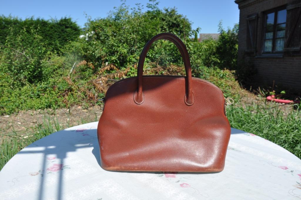 §  sac vintage longchamp paris, Enlèvement ou Envoi, Utilisé, Brun, Sac à main