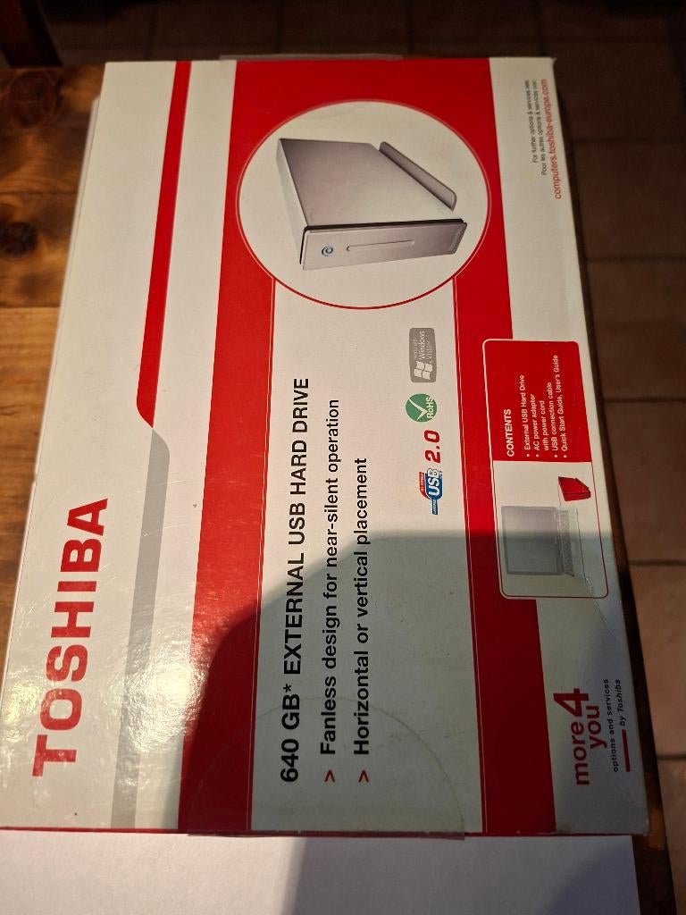 externe hard disk, Computers en Software, Harde schijven, Ophalen, Zo goed als nieuw, USB, HDD