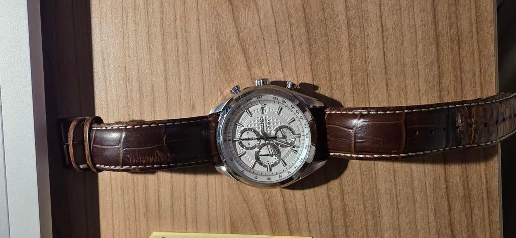 SEIKO 45mm SS B181P1 horloge, Handtassen en Accessoires, Horloges | Dames, Ophalen of Verzenden, Zo goed als nieuw, Seiko