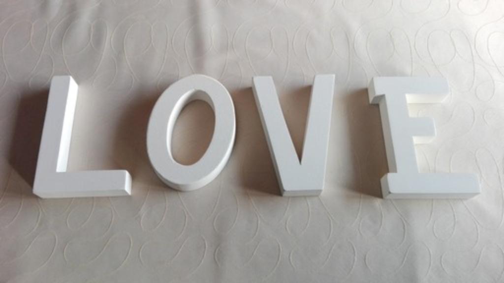 decoratie love, Ophalen of Verzenden, Zo goed als nieuw