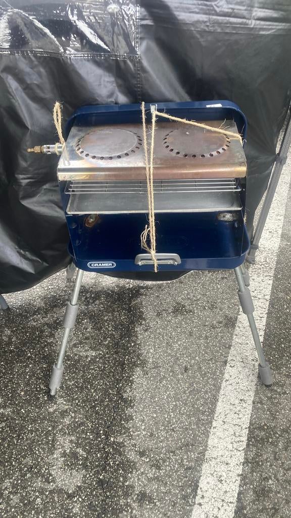 Kookvuur op gas in koffer