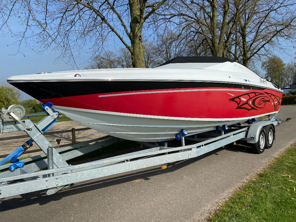 Baja Outlaw 23 bj. 2008 met 8.1L V8 496MAG 380pk / 337 uur, Sports nautiques & Bateaux, 6 mètres ou plus, Enlèvement, Polyester