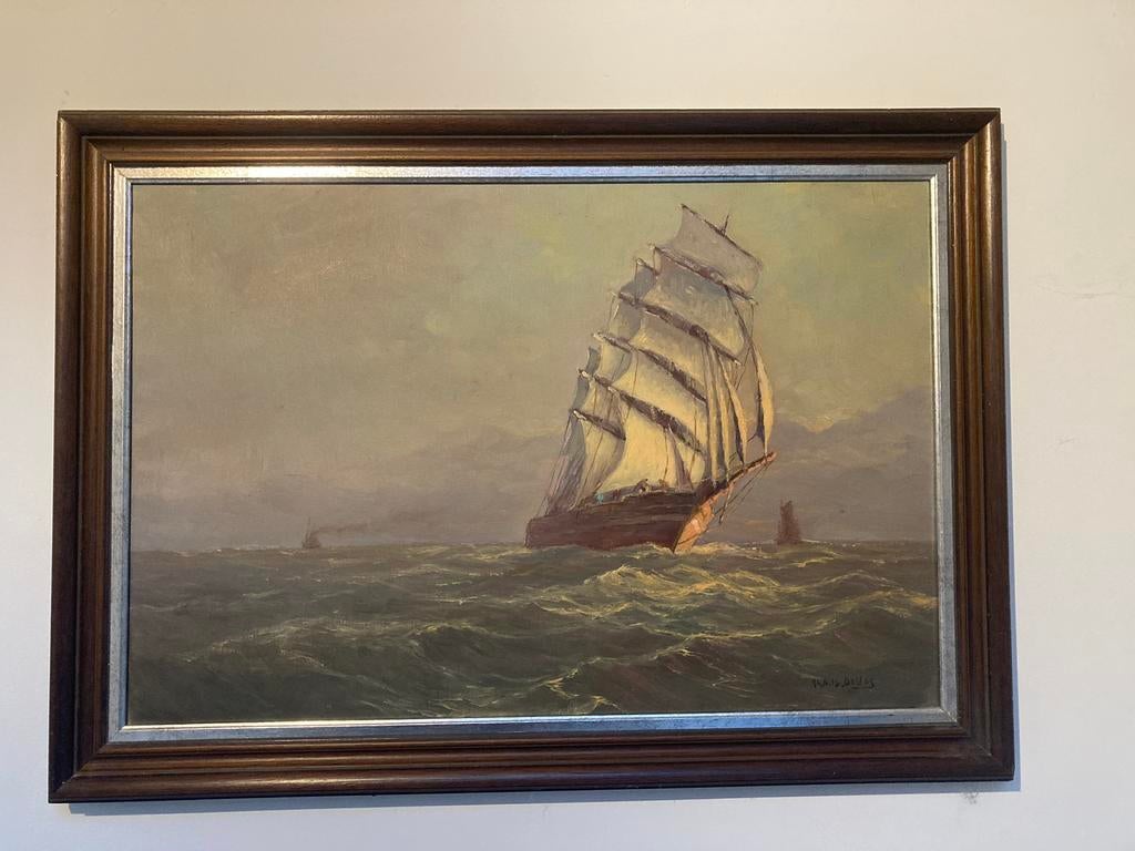 Schilderij Albert Isidore Devos, Antiquités & Art, Enlèvement