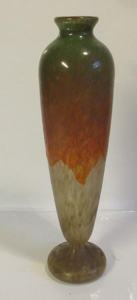 vase art déco gravé à l'acide Schneider Le Verre Francais, Antiquités & Art, Envoi