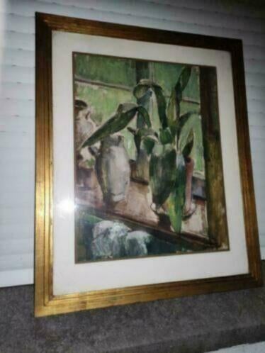 huile sur papier signe paul hermans, Antiquités & Art, Enlèvement ou Envoi