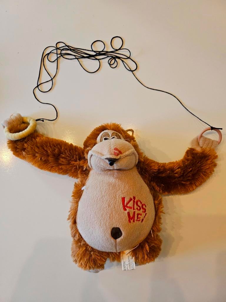 Vintage „" Kiss Me "” Grand Ape”, Kinderen en Baby's, Speelgoed | Knuffels en Pluche, Zo goed als nieuw, Ophalen of Verzenden