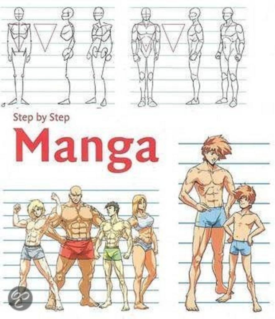 boek manga step by step, Ophalen of Verzenden, Zo goed als nieuw, Tekenen en Schilderen