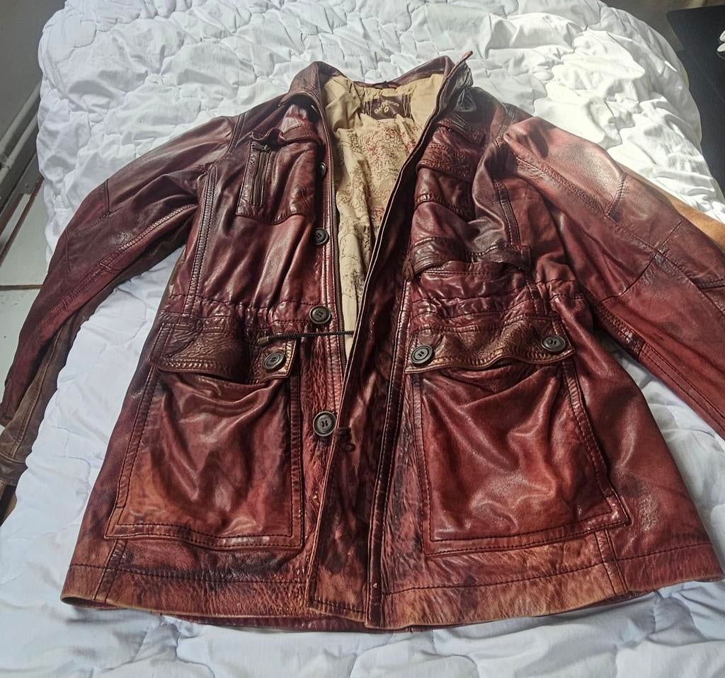 Veste en cuir de marque OAKWOOD, Enlèvement ou Envoi, Comme neuf