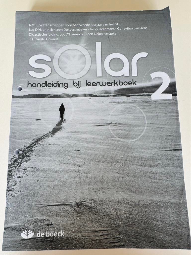 Solar 2 - handleiding bij leerwerkboek, Boeken, Ophalen of Verzenden