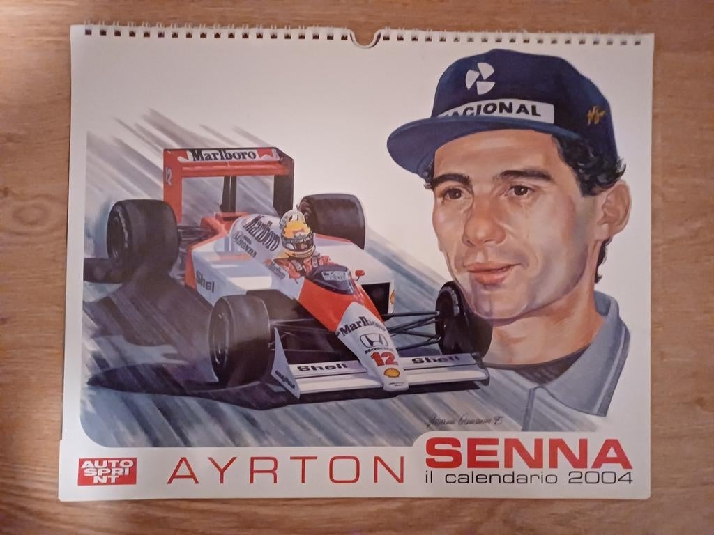 Kalender Ayrton Senna 2004, Ophalen of Verzenden, Formule 1
