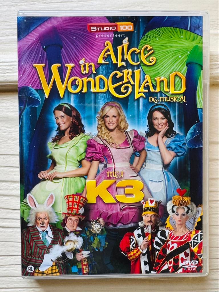 K3 DVD: Alice in Wonderland (musical), Cd's en Dvd's, Ophalen of Verzenden