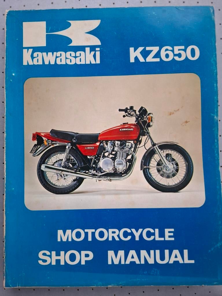 Kawasaki KZ650 OEM shop manual 226blz, Motoren, Ophalen, Kawasaki