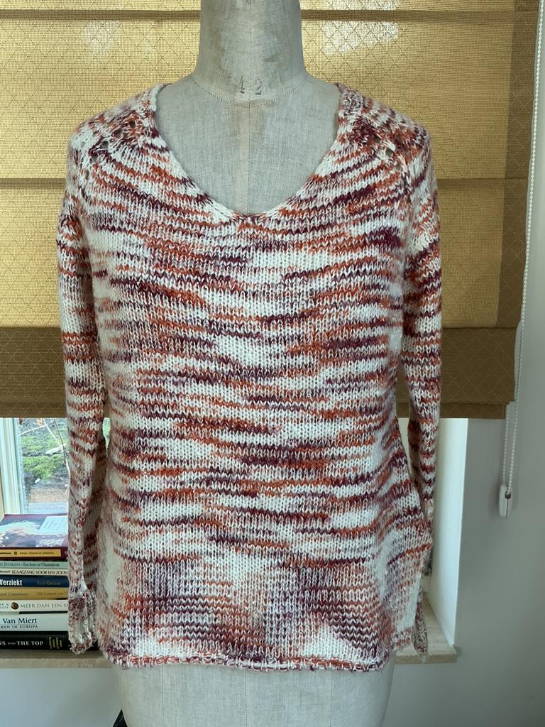 Gebreide trui , Elisa Cortes , maat M, Ophalen of Verzenden, Gedragen, Maat 38/40 (M), Bruin