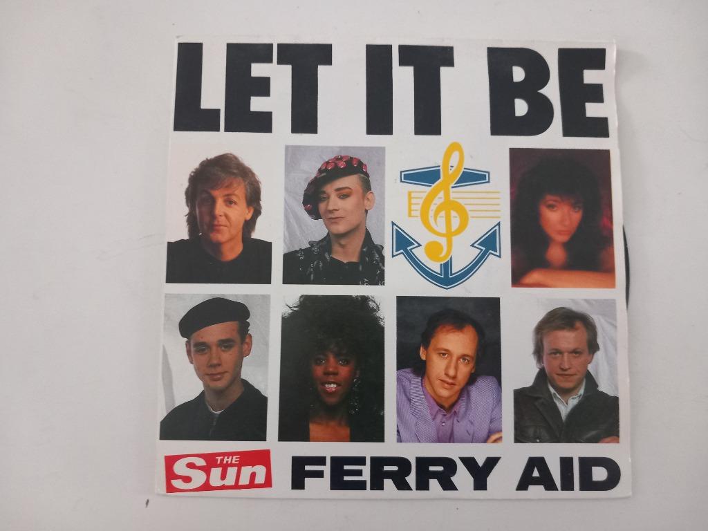 7" single Ferry Aid Let it be Zeebrugge ramp 1987 pop, Cd's en Dvd's, Vinyl Singles, Single, Pop, 7 inch, Ophalen of Verzenden