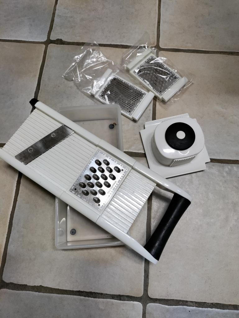 Mandoline met hulpstukken, Ophalen of Verzenden