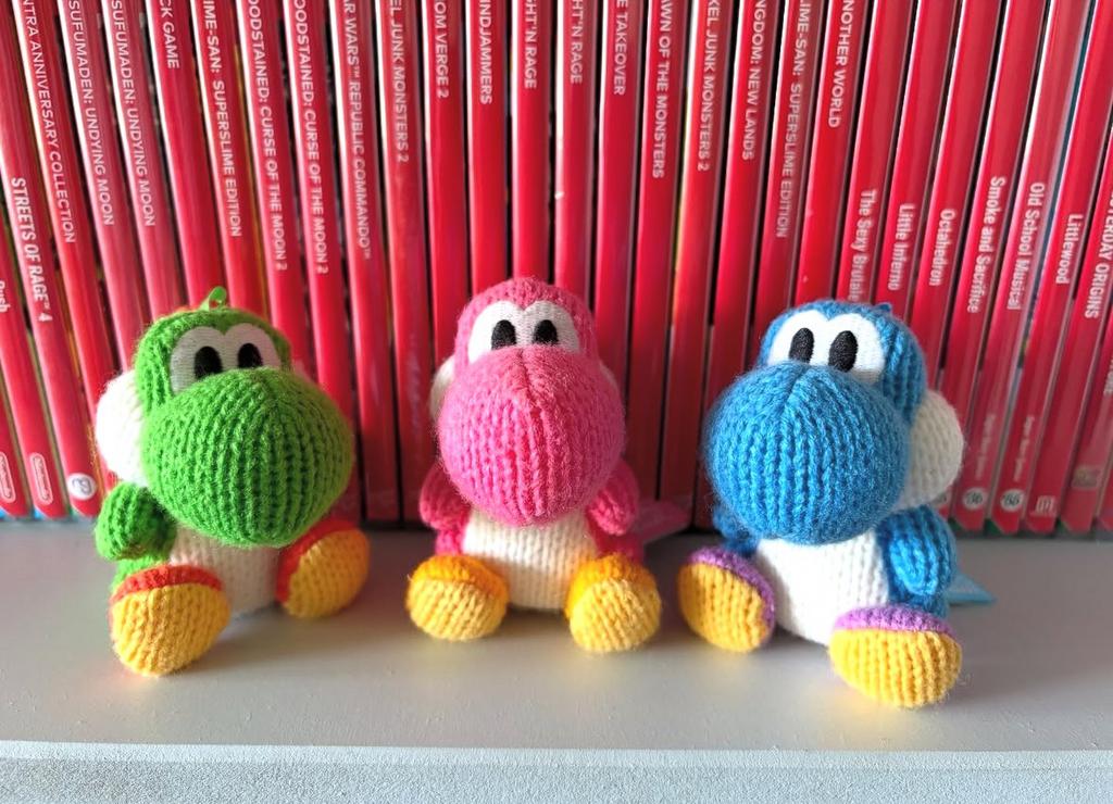 3 x Woolly Yoshi Amiibo, Ophalen of Verzenden, Zo goed als nieuw