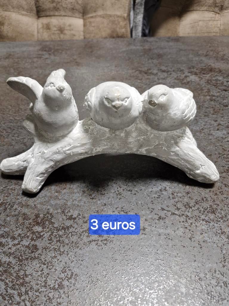 Decoration oiseaux ( petit nez abimer sur 1 ), Jardin & Terrasse, Enlèvement ou Envoi