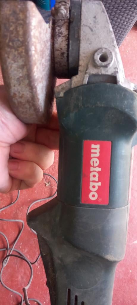 Haakse slijpmachien 125 Metabo, Doe-het-zelf en Bouw, Gereedschap | Slijpmachines, Ophalen, Zo goed als nieuw