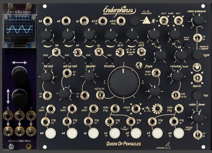 eurorack: queen of pentacles, Muziek en Instrumenten, Ophalen of Verzenden, Zo goed als nieuw, Overige merken