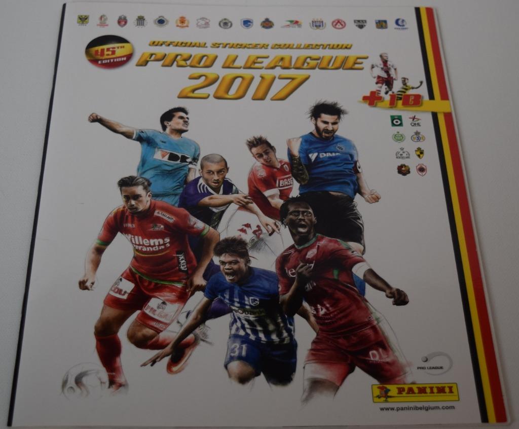 Panini/Pro League 2017/Album + 96 autocollants + bon de comm, Envoi, Neuf, Affiche, Image ou Autocollant