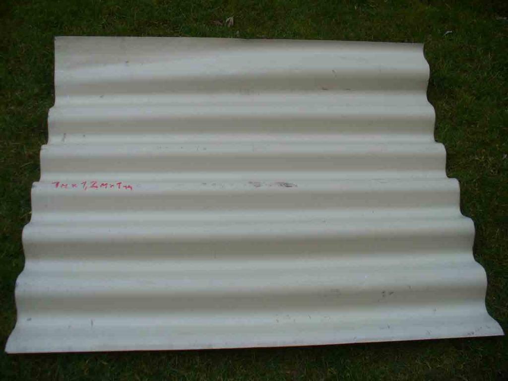 tôle ondulée acier 1000x1200 - plaques & tubes emboitables, Bricolage & Construction, Enlèvement, Utilisé, Autres métaux