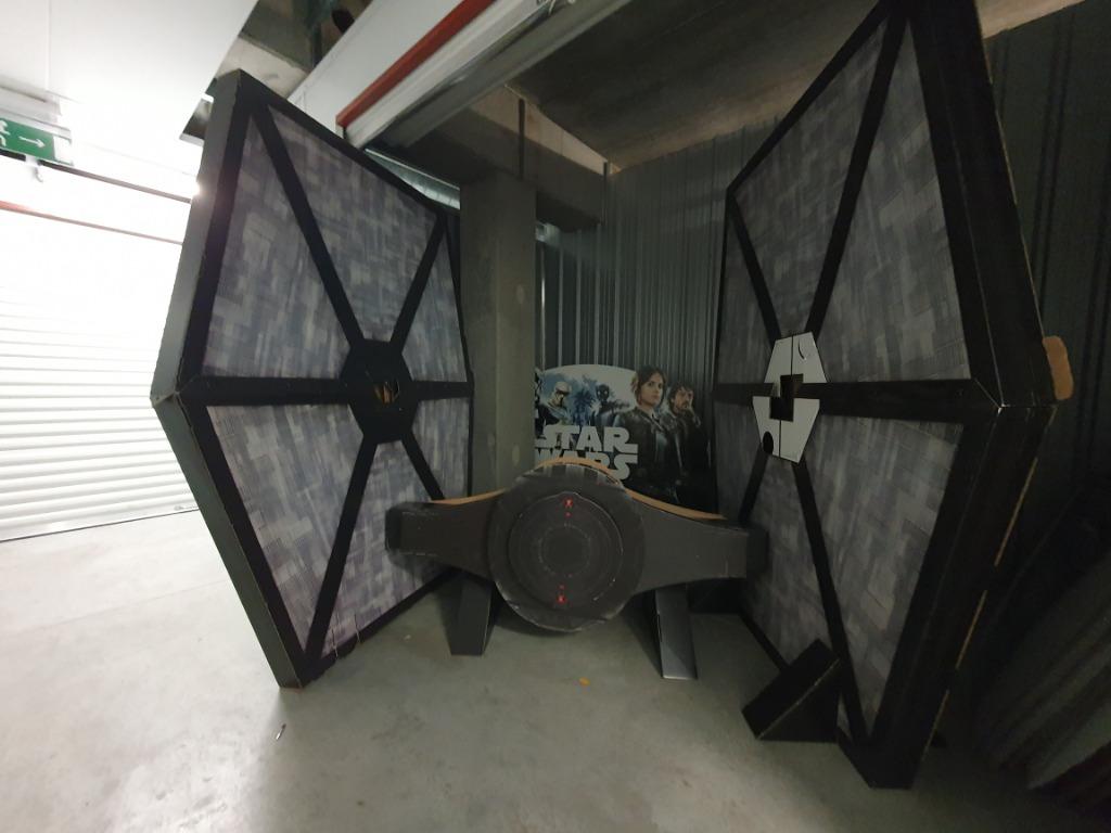 Star Wars displays cardboard Rough One, Verzamelen, Ophalen, Zo goed als nieuw, Replica