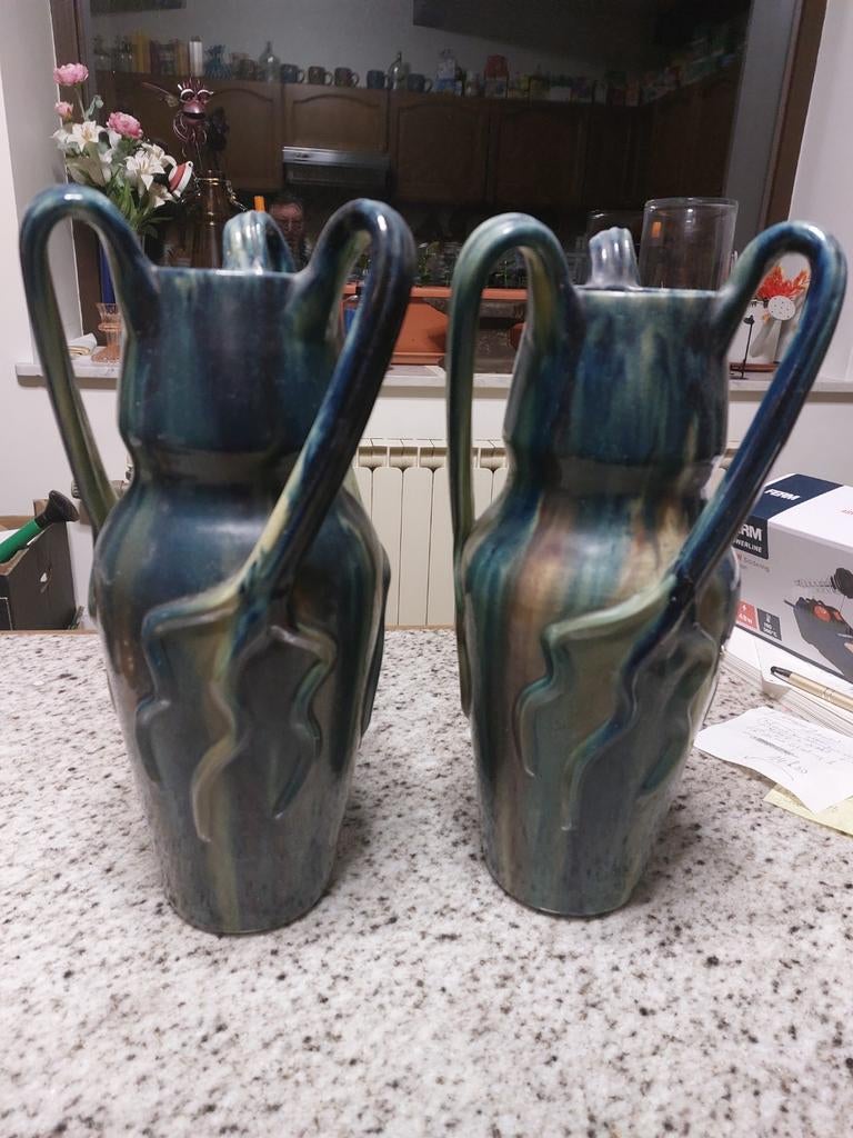 Ensemble de vases en grès, Antiek en Kunst, Antiek | Keramiek en Aardewerk