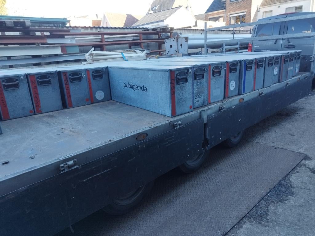 Boîtes de rangement en métal - bac à matériaux - OCTANORM, Bricolage & Construction, Enlèvement ou Envoi, Utilisé, Info@timshop.be