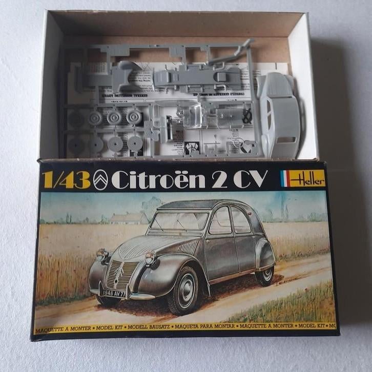 Kit de maquette CITROËN 2CV VINTAGE HELLER.*1/43*NEUF*, Hobby & Loisirs créatifs, Modélisme | Voitures & Véhicules, Neuf, Voiture