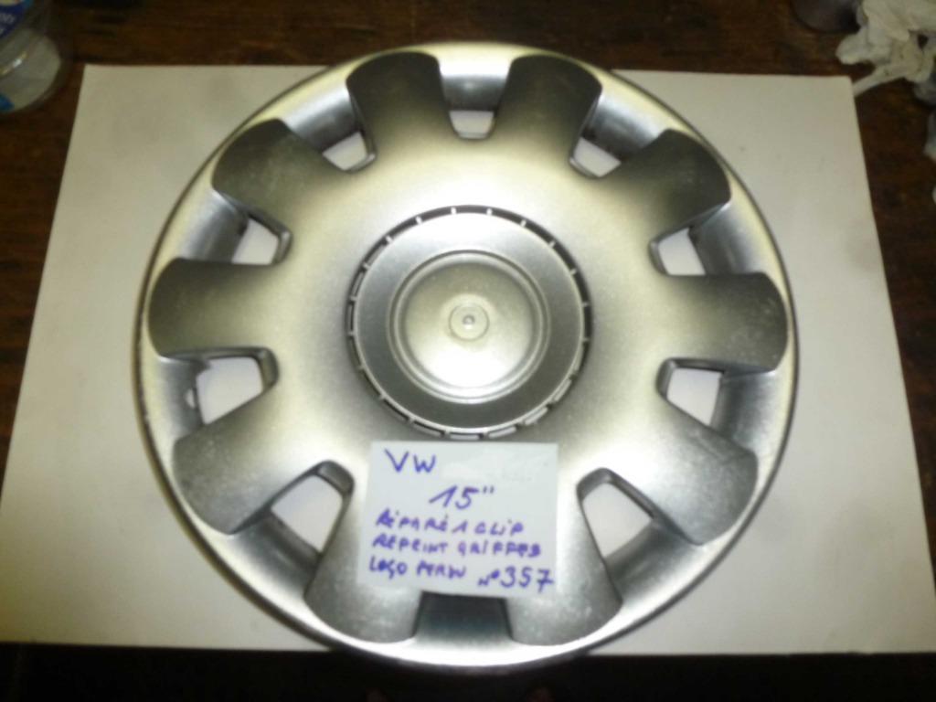 VW wieldop 15" (n°357) -1st verloren logo, Auto-onderdelen, Banden en Velgen, Velg(en), 15 inch, Gebruikt, Ophalen of Verzenden