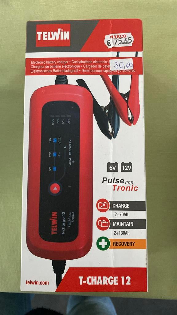 Nieuwe batterijlader, Ophalen, Nieuw