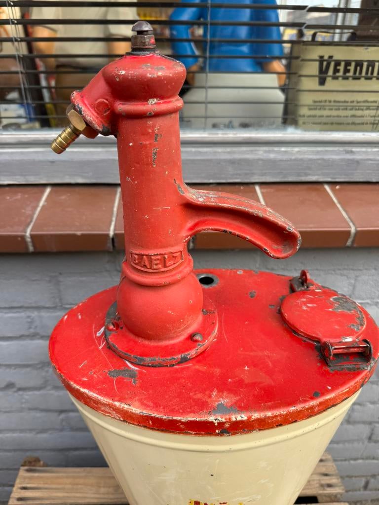 SHELL oude olie pomp, Ophalen of Verzenden, Gebruikt, Gebruiksvoorwerp
