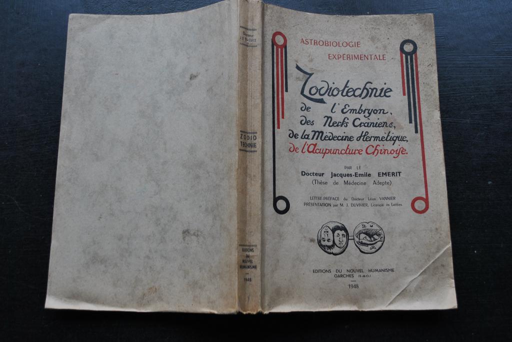 ASTROBIOLOGIE EXPERIMENTALE ZODIOTECHNIE EMBRYON acupuncture, Enlèvement ou Envoi, Emerit, Utilisé, Autres sujets/thèmes