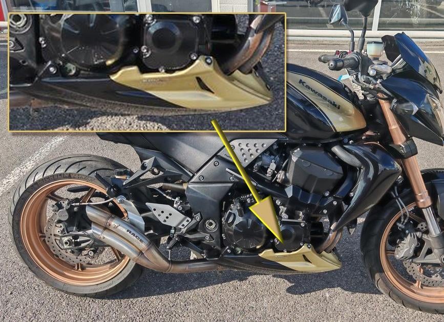 [Z750] - Recherche sabot ermax noir/or pour Kawasaki Z750R, Motos, Envoi