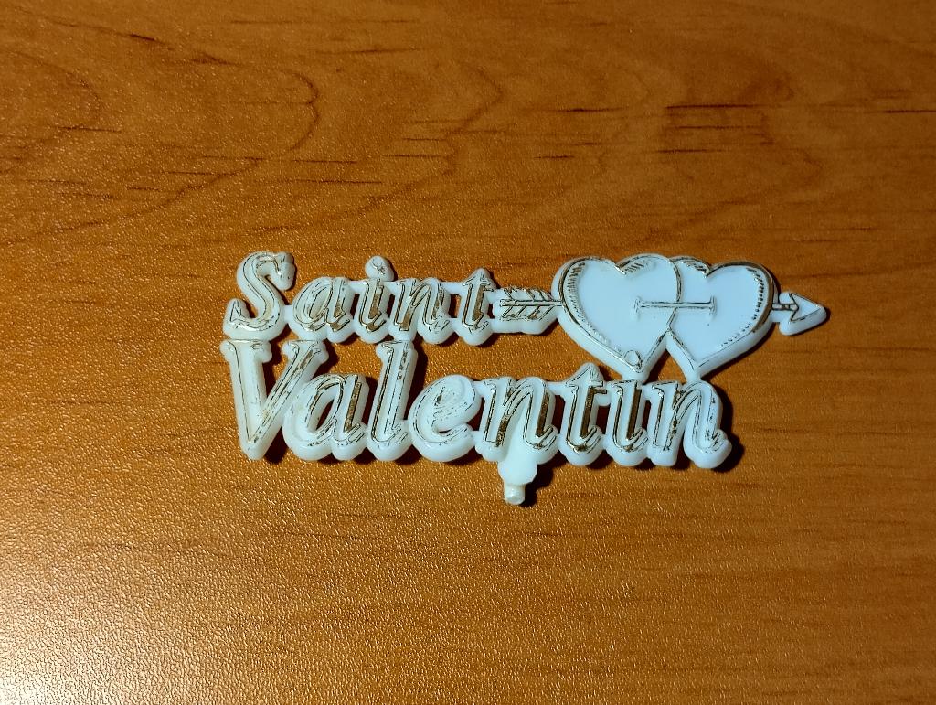 St Valentin de décorations pour gâteaux, Enlèvement