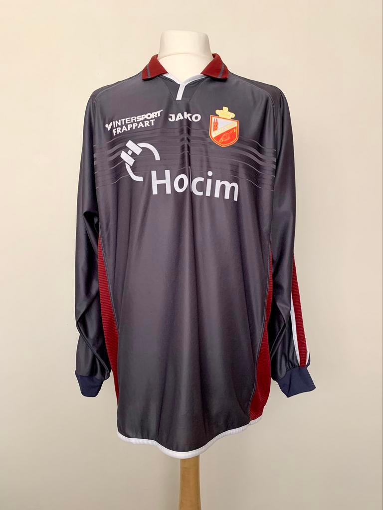 RAEC Mons 2003-2004 Away Carlo Cardascio match worn shirt, Taille XL, Enlèvement ou Envoi, Utilisé, Maillot