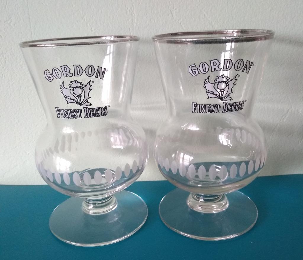 2 Gordon glazen, Verzamelen, Ophalen of Verzenden