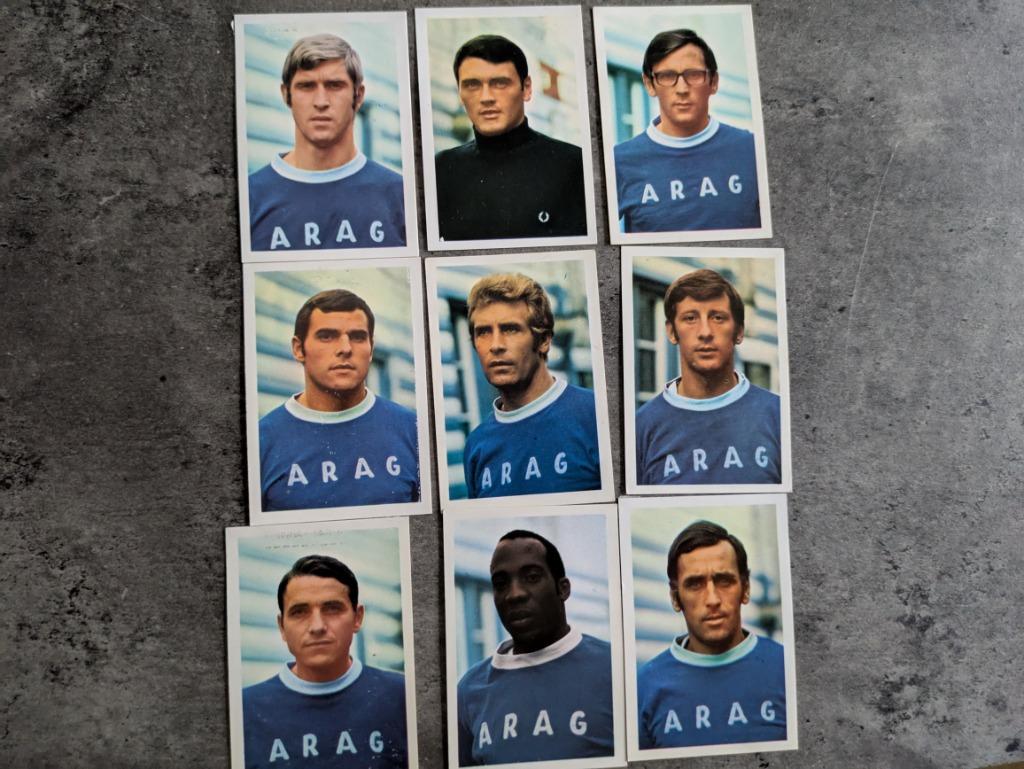 Gent AA VOETBAL 1970/1971 9X CARTES IMAGES, Envoi