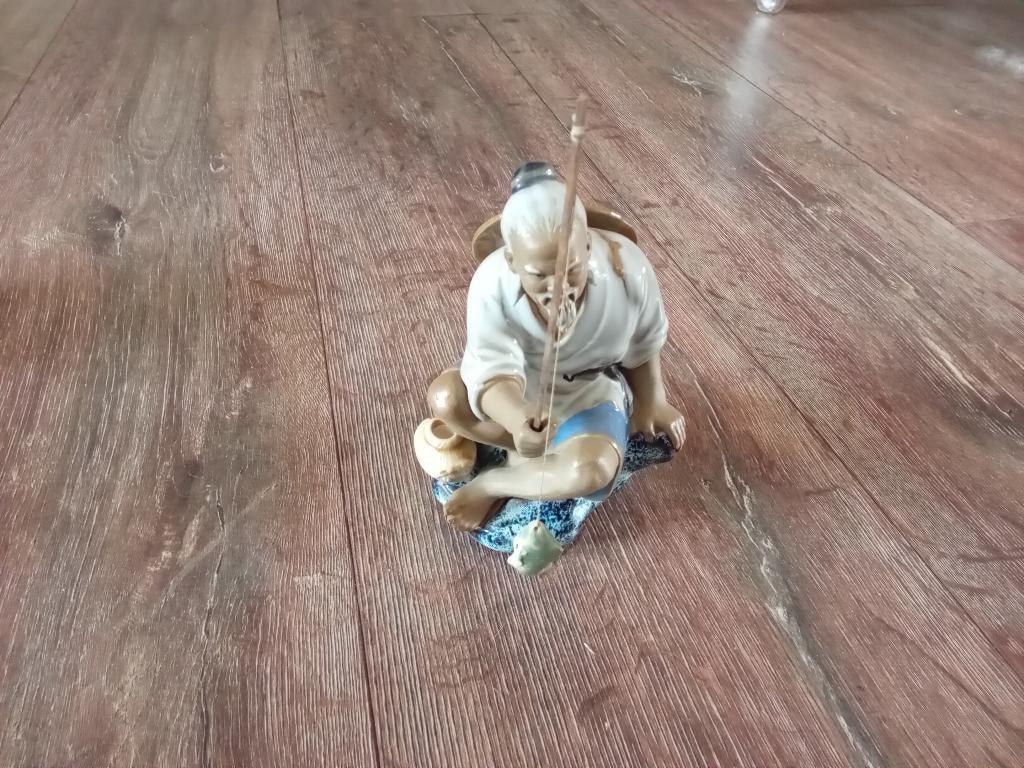 Oosterse porselein vissertje, Antiek en Kunst, Ophalen