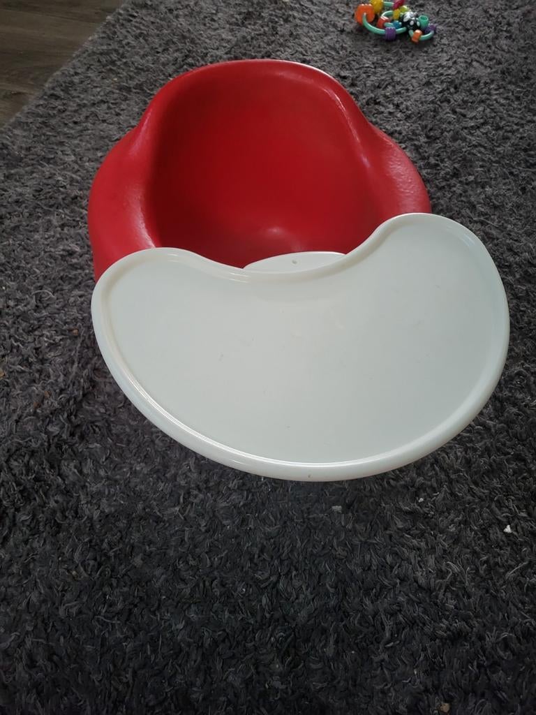 Bumbo zitje met tafel, Ophalen