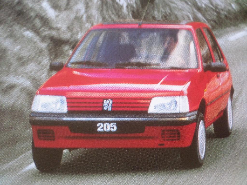 Brochure Peugeot 205, Livres, Autos | Brochures & Magazines, Enlèvement ou Envoi, Peugeot