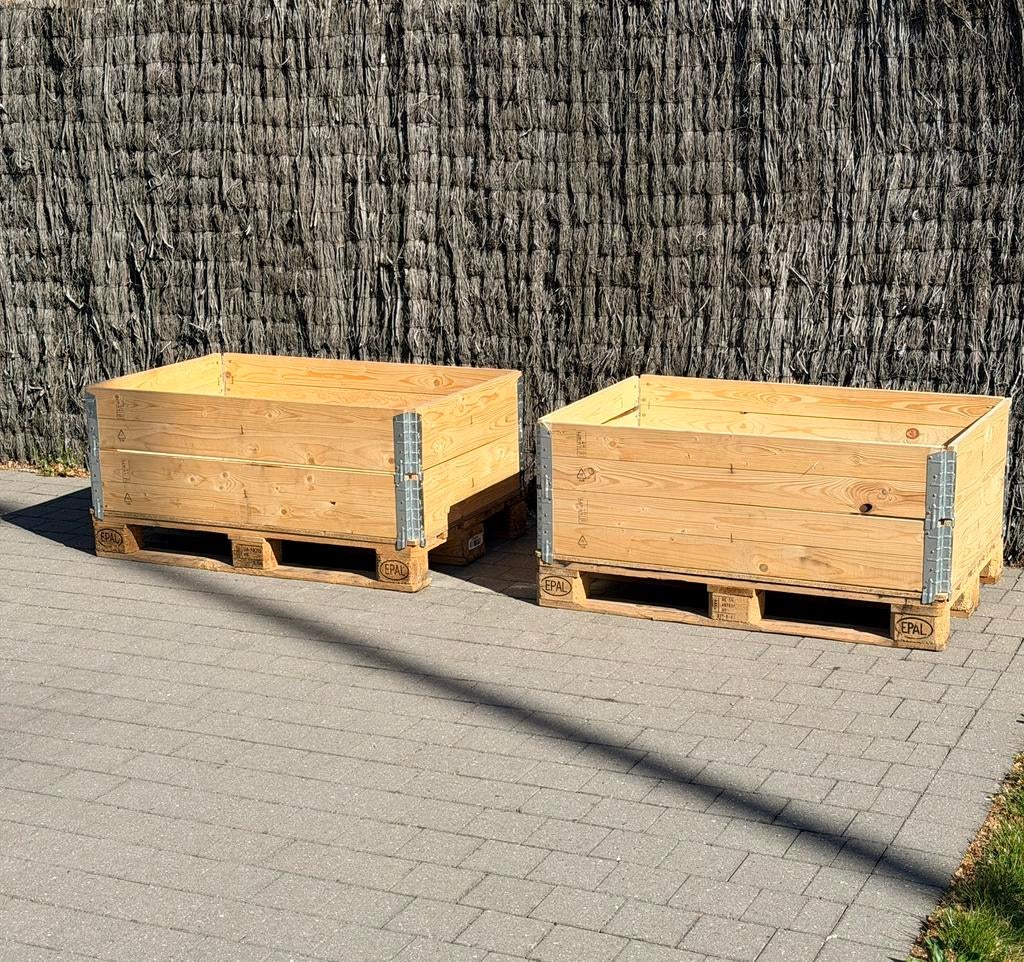 Boîtes à fleurs et jardin d'herbes legumes, Jardin & Terrasse, Bacs à fleurs & Jardinières, Comme neuf, Bois, Jardin, 30 à 60 cm