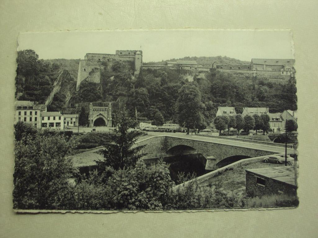 55449 - BOUILLON - LE PONT DE FRANCE ET LE TUNNEL - 2 FOTO'S, Envoi